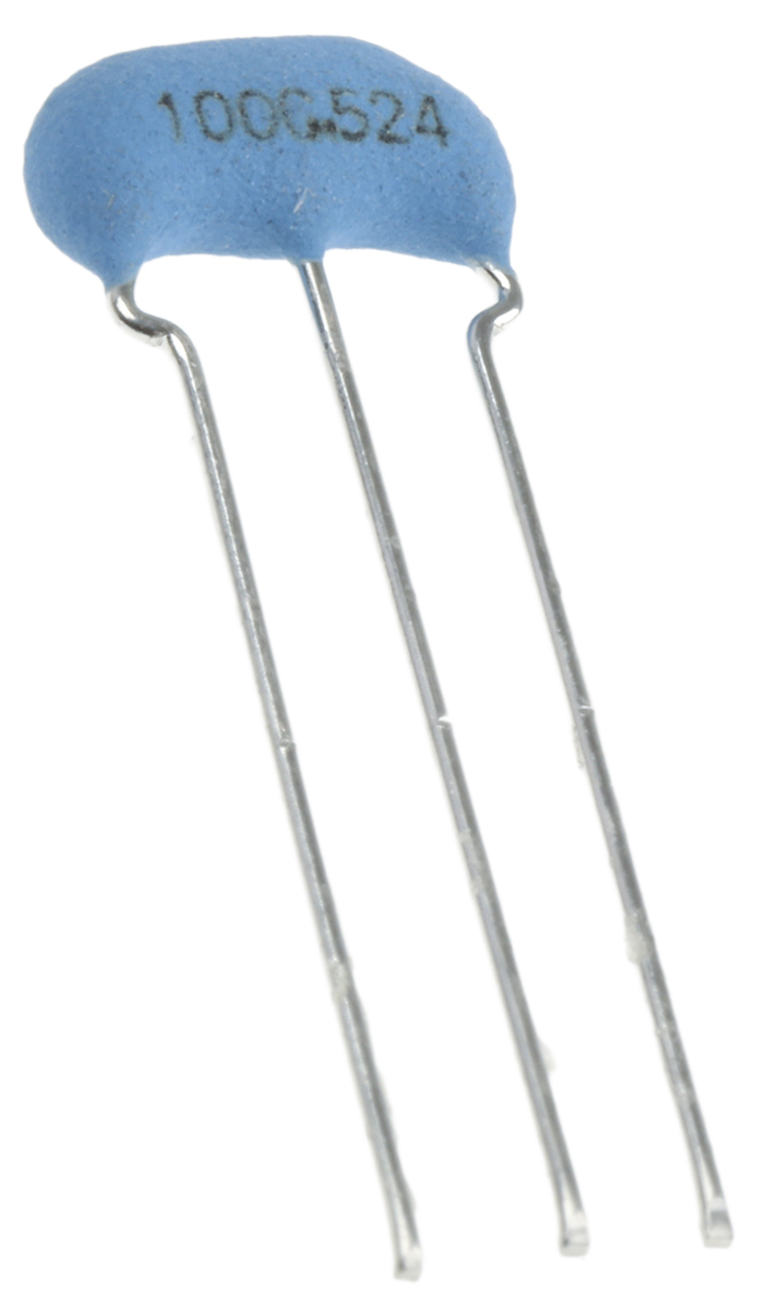 CSTLS10M0G53-A0 , Ceramic Resonator, 10MHz Fundamental 15pF, 3-Pin, 8 x 3 x 5.5mm