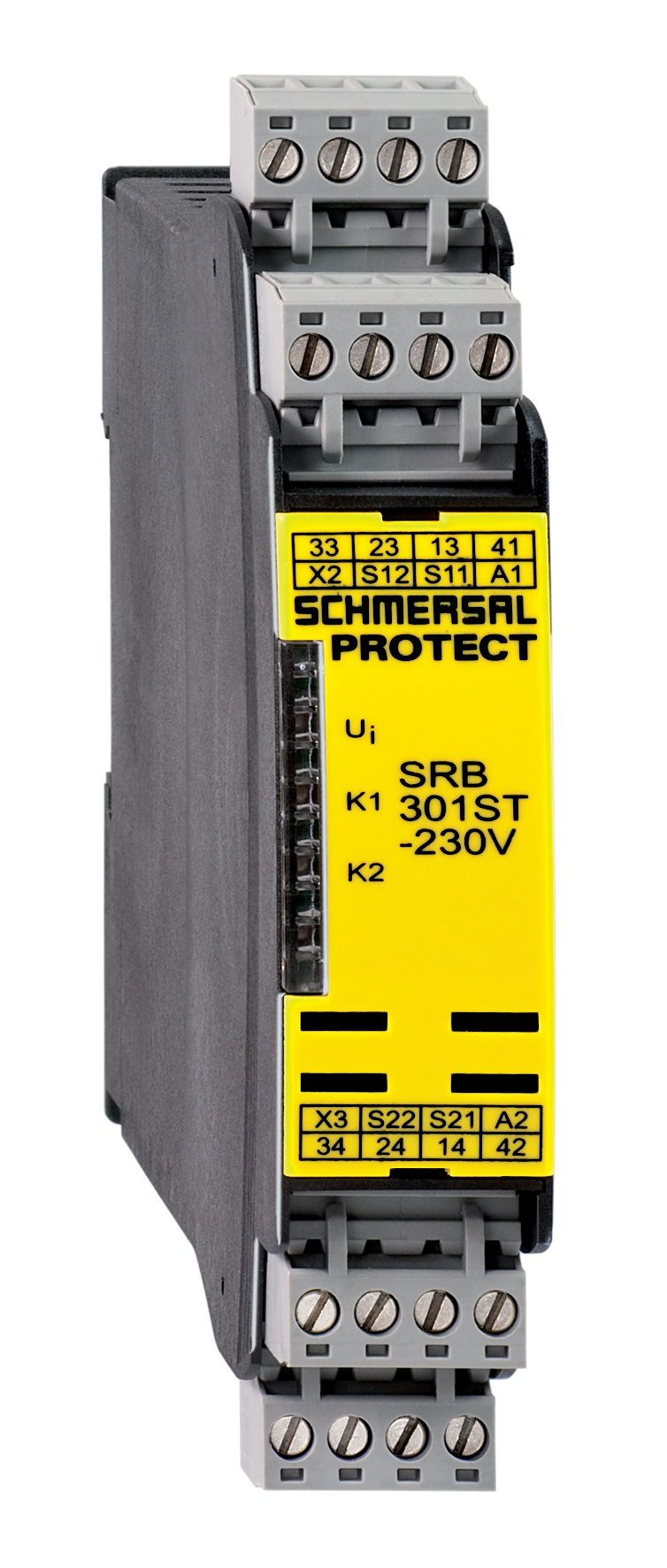 Schmersal Monitoring Relay, DPST, DIN Rail