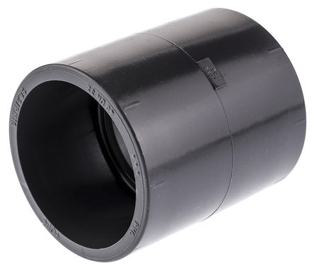 Georg Fischer Plastic Pipe Fitting, Straight Socket, 3in