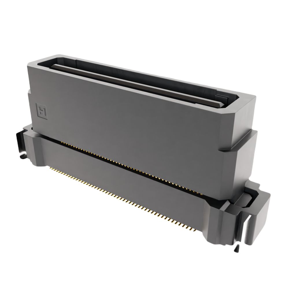 HARWIN FLECTO Series Vertical Surface PCB Header, 100 Contact(s), 0.5 mm Pitch, 2 Row, Shrouded