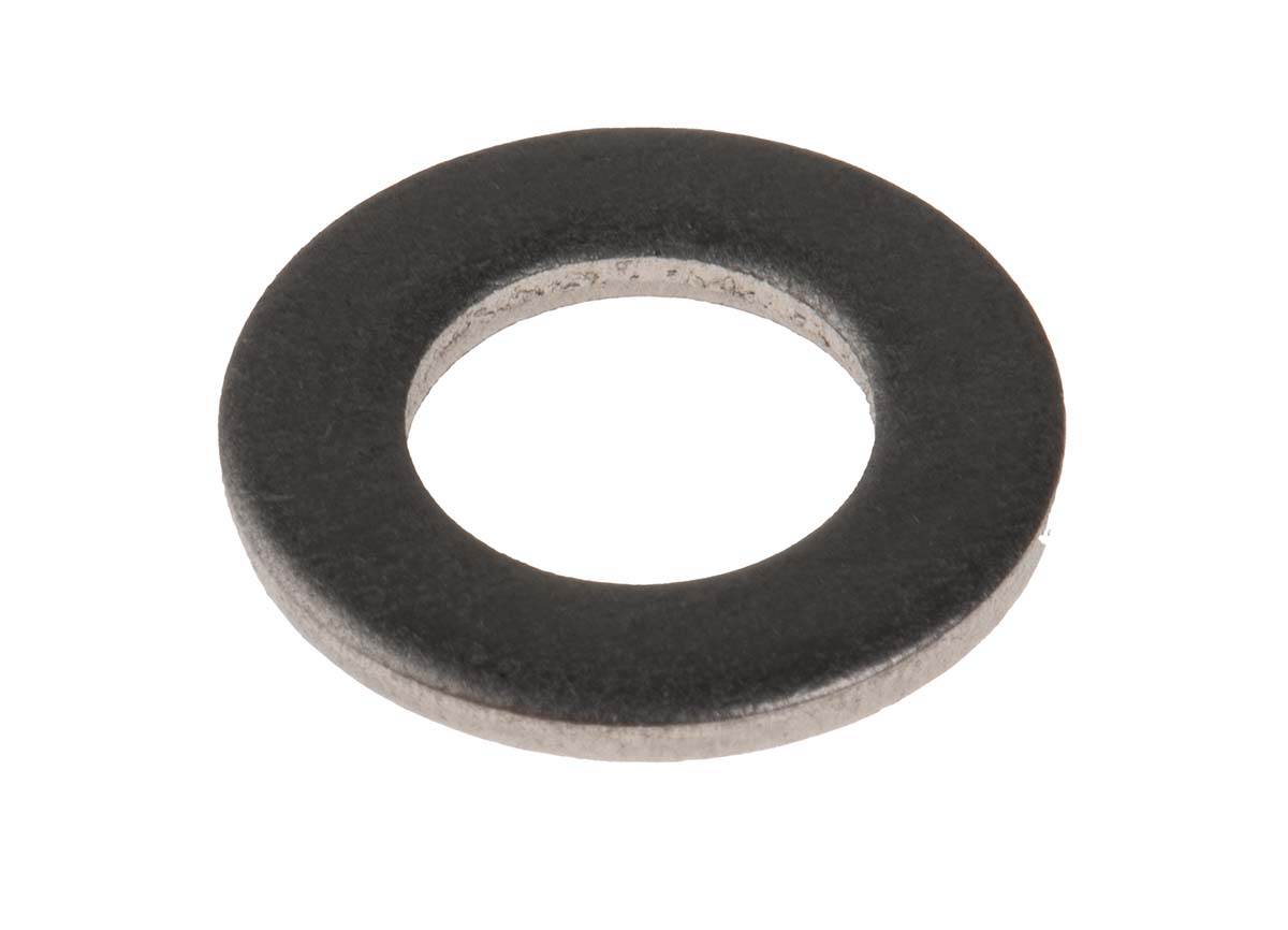 RS PRO A4 316 Stainless Steel Plain Washers, M10, DIN 125A