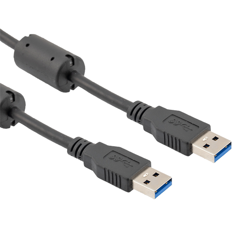 L-Com USB 3.0, Male USB to Male USB A, 1m