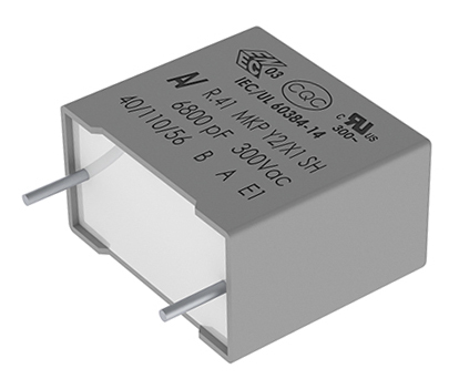 KEMET R41 Metallised Polypropylene Film Capacitor, 1 kV dc, 300 V ac, ±20%, 22nF, Through Hole