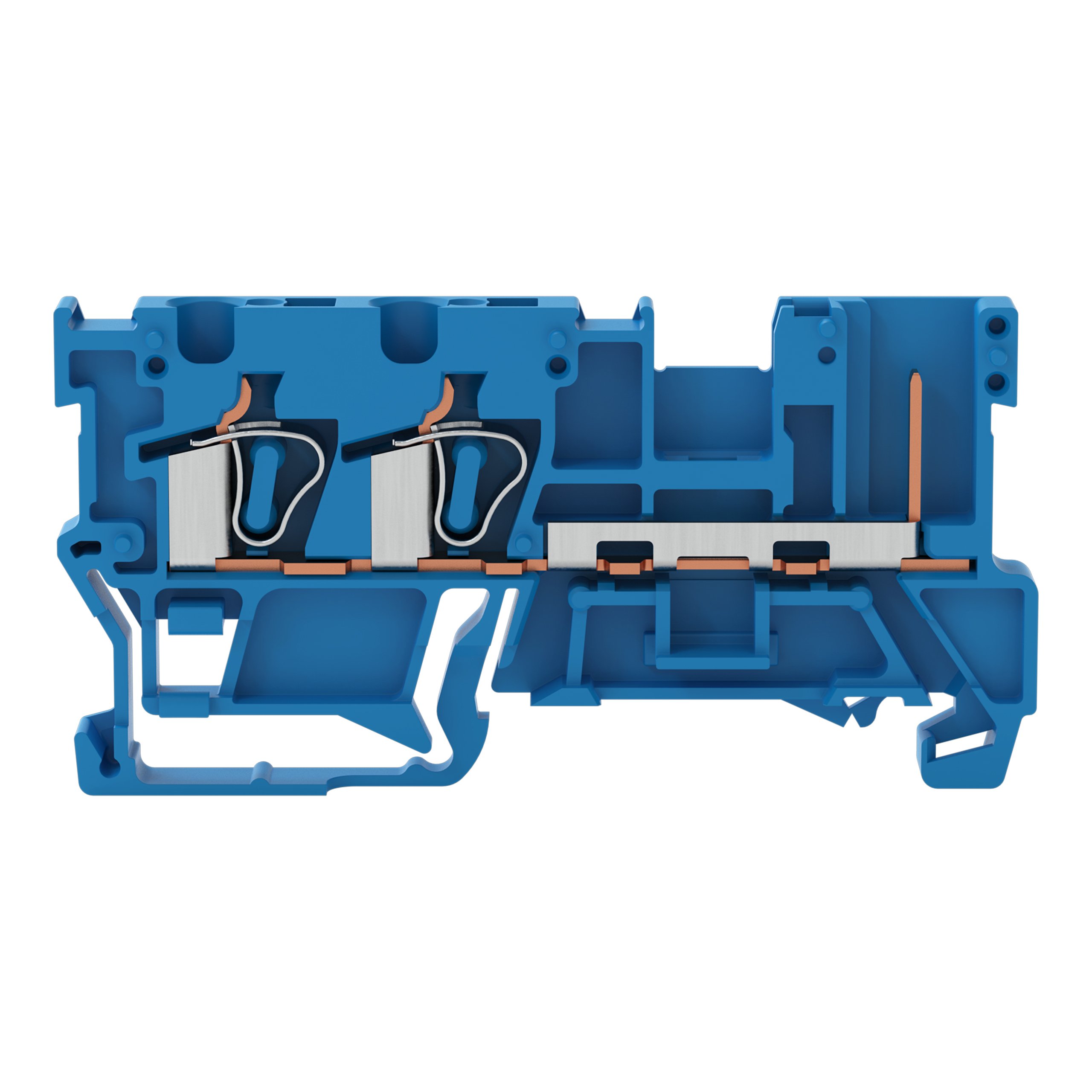 WAGO 769-251-1 769 Series Grey, 4mm², 2-Level, Cage Clamp Termination