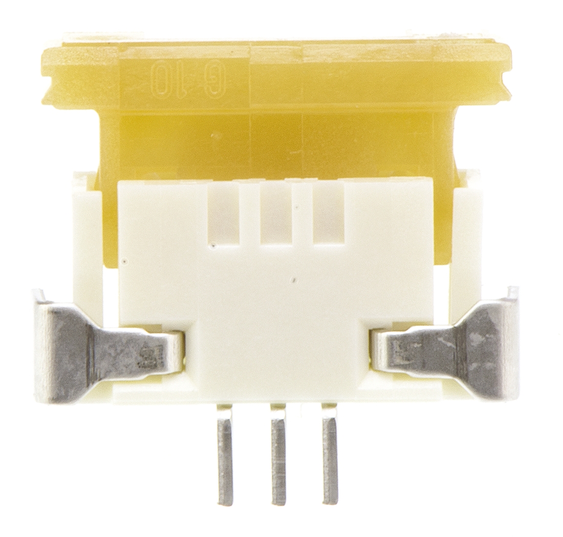 Molex, FFC/FPC SMT, 52207 1mm Pitch 3 Way Right Angle Female FPC Connector, ZIF Top Contact