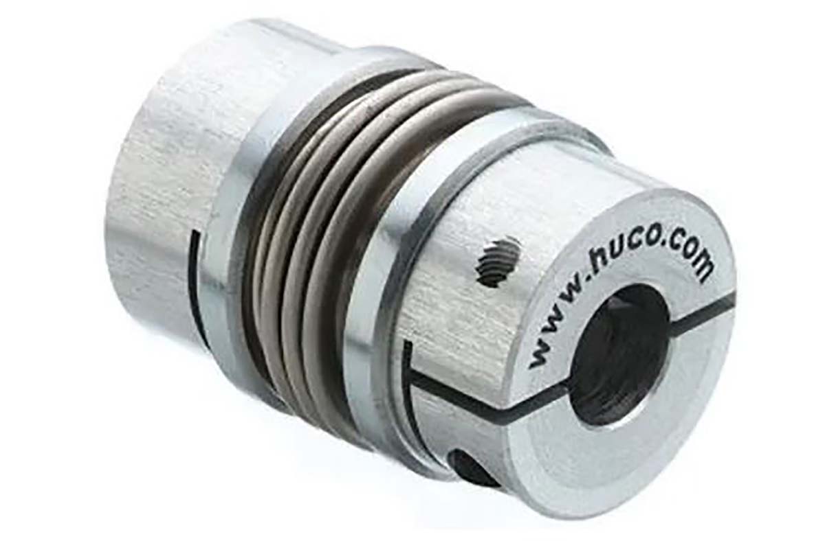 Huco Bellows Coupling, 56mm Outside Diameter, 14mm Bore, 65mm Length Coupler