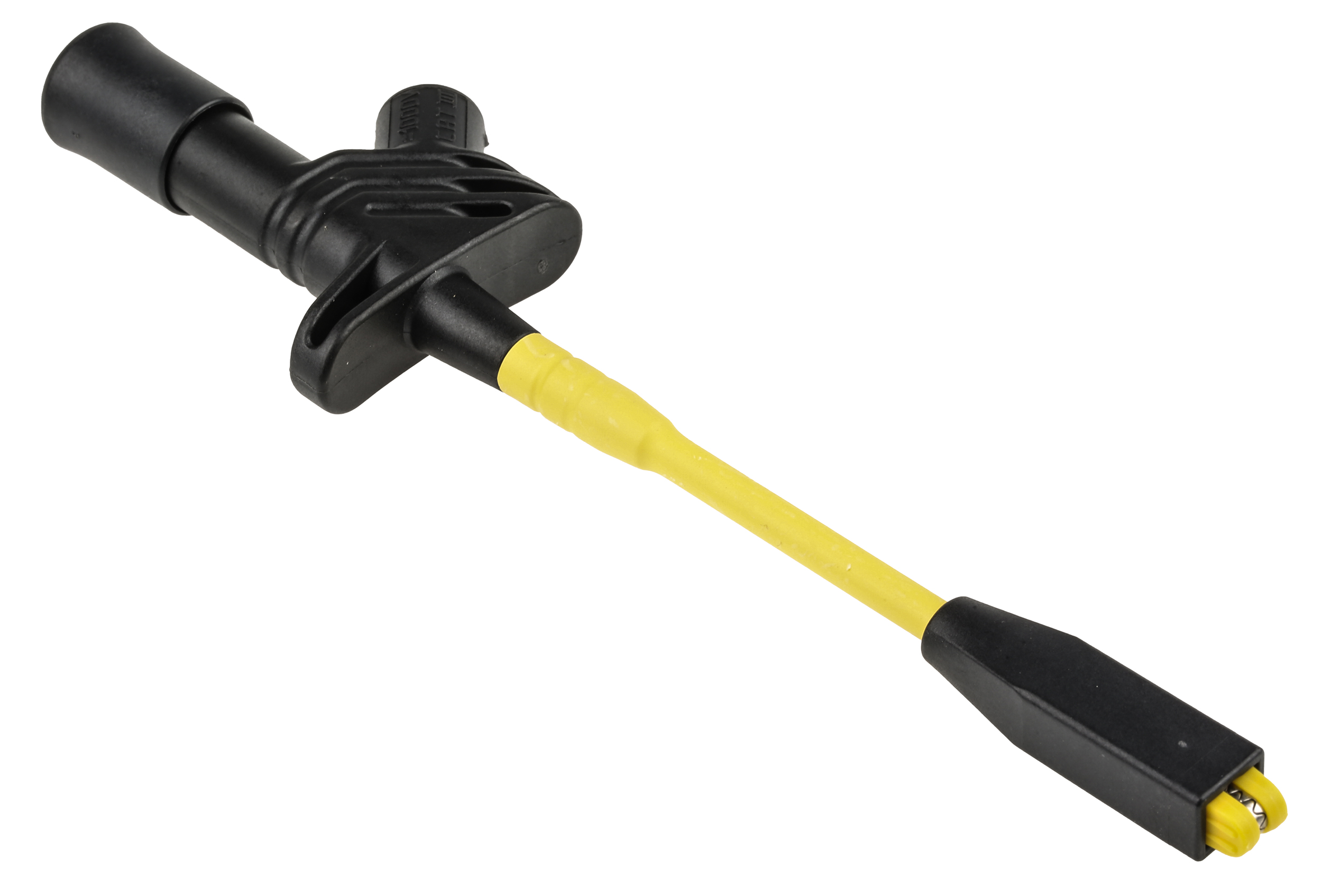 Hirschmann Test & Measurement Black Grabber Clip with Crocodile Jaws, 20A, 1kV, 4mm Socket