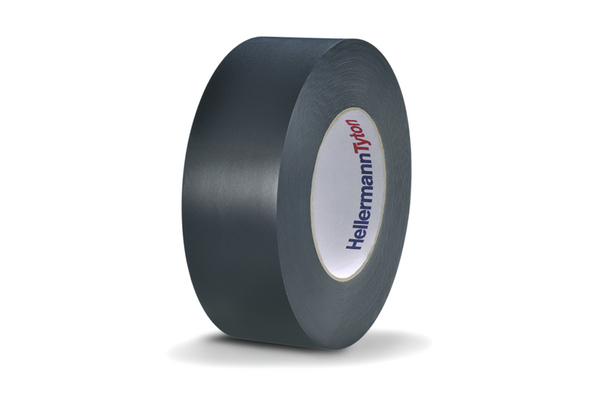 HellermannTyton HellermannTyton Black PVC Electrical Insulation Tape, 38mm x 33m