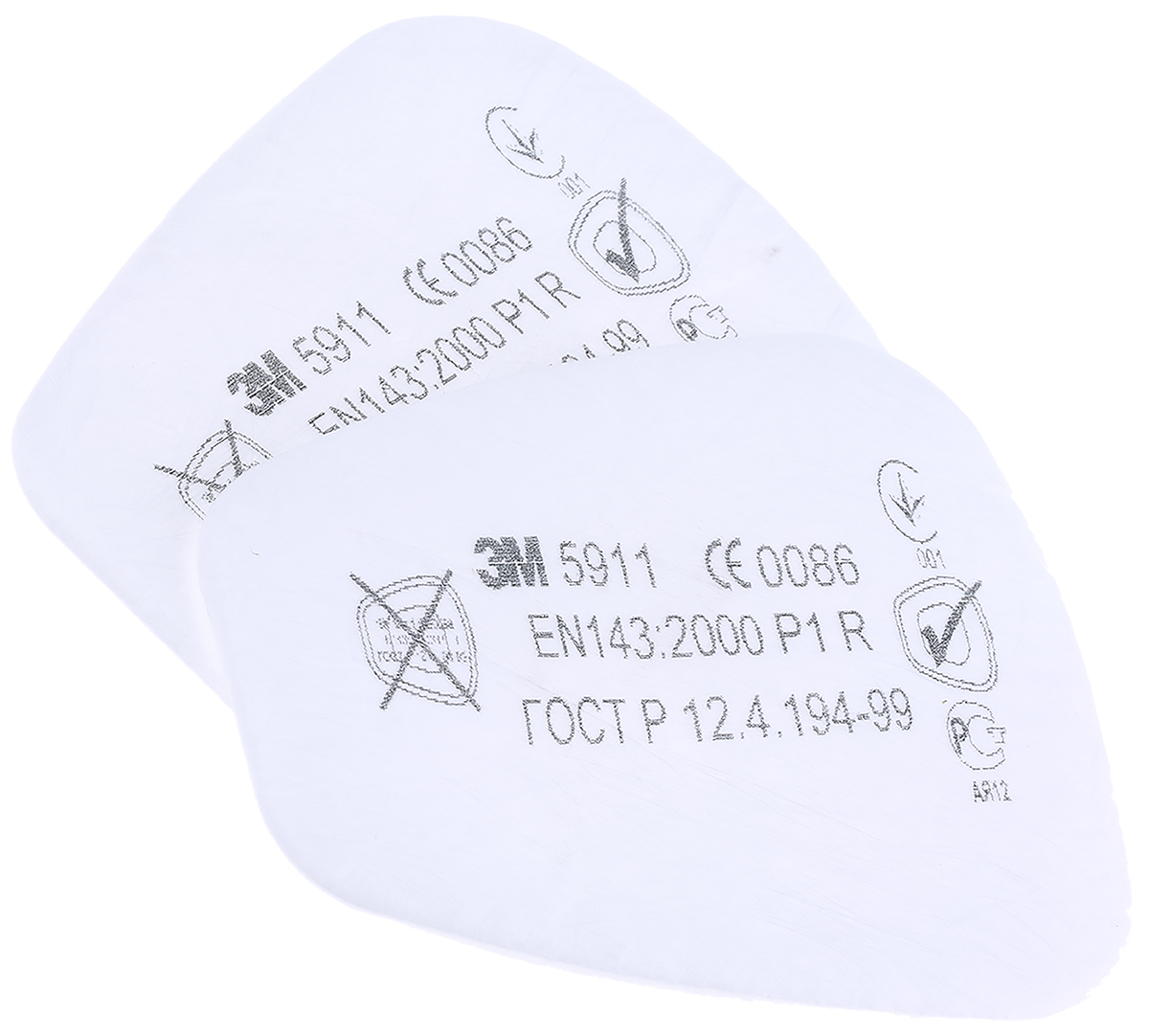 Filter 3M 5000 Dust for use with 3M 6000 Series Respirator, 3M 7000 Series Respirator 5911 P1