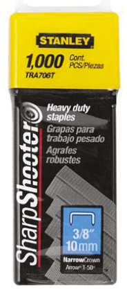 Stanley 10mm Staples 1000 Per pack