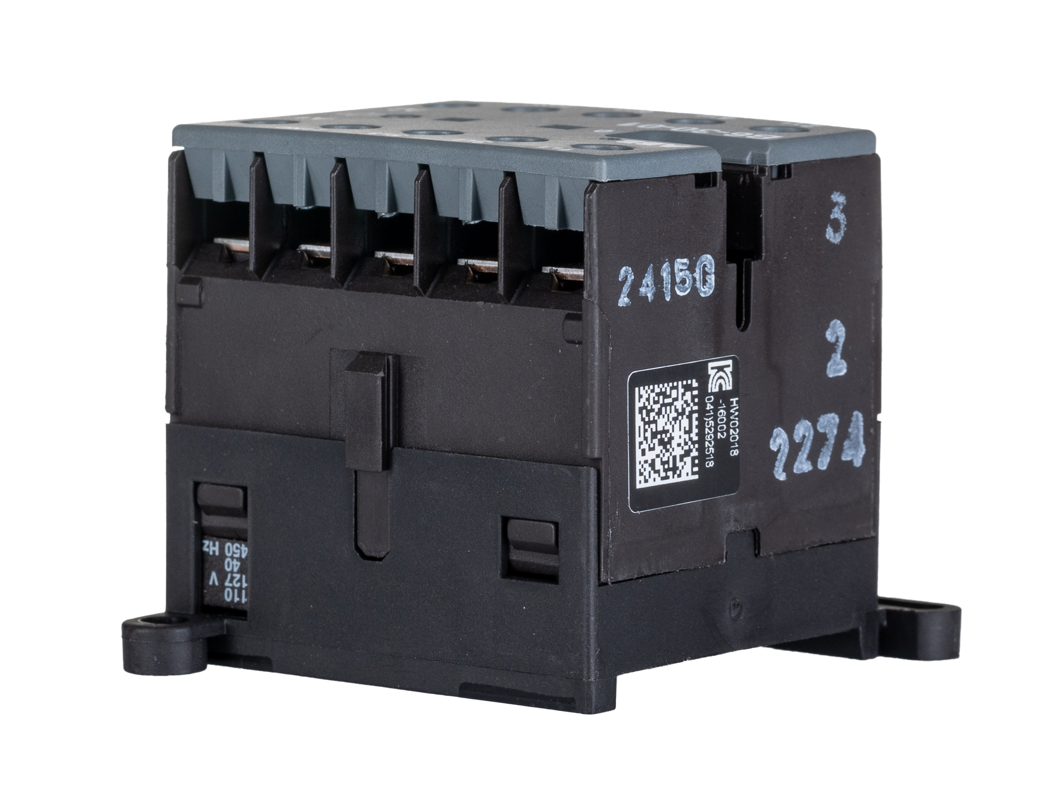 ABB B6-30-01 Contactor, 127 V Coil, 3-Pole, 20 A, 4 kW, 3NO