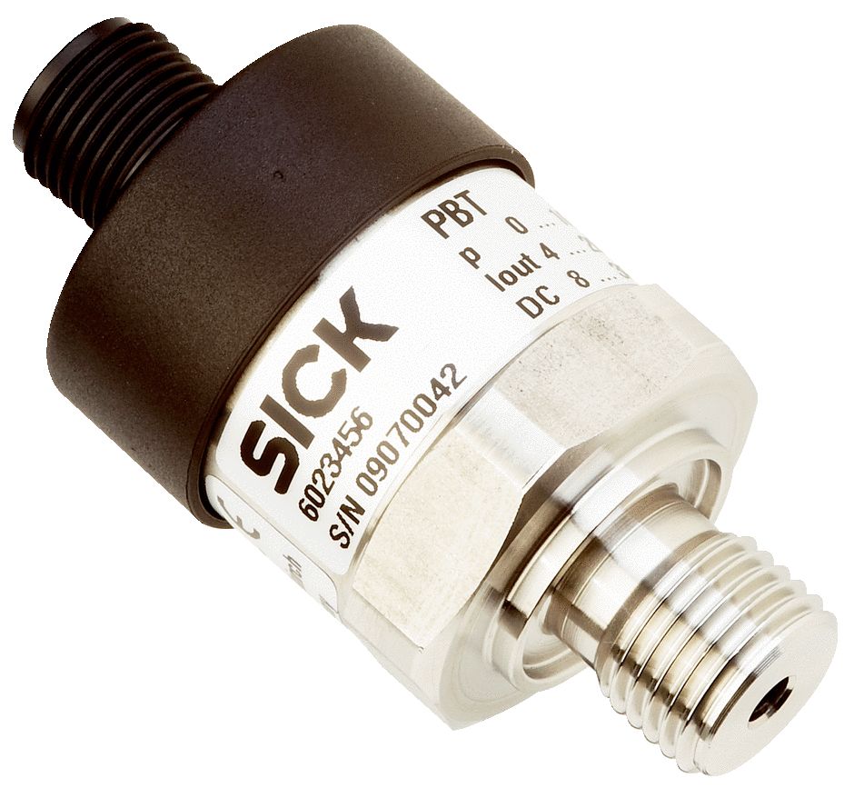 Sick PBT Pressure Sensor for Various Media , 250bar Max Pressure Reading Current