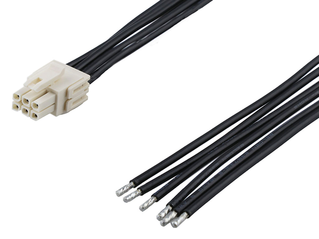 Molex 6 Way Female Micro-Fit+ Pigtail Cable assembly, 600mm