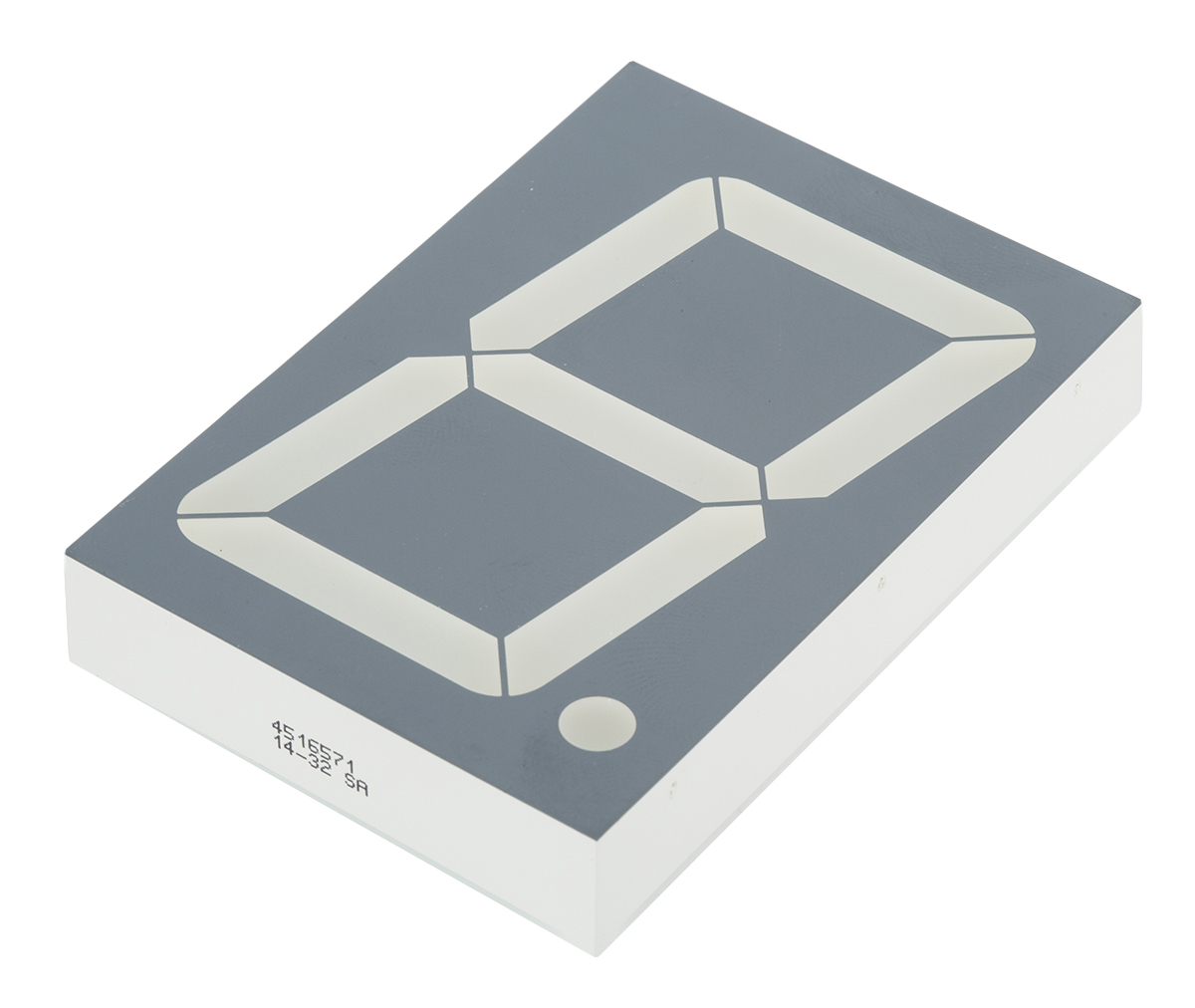 SA23-11EWA Kingbright 7-Segment LED Display, CA Red 57 mcd RH DP 57mm