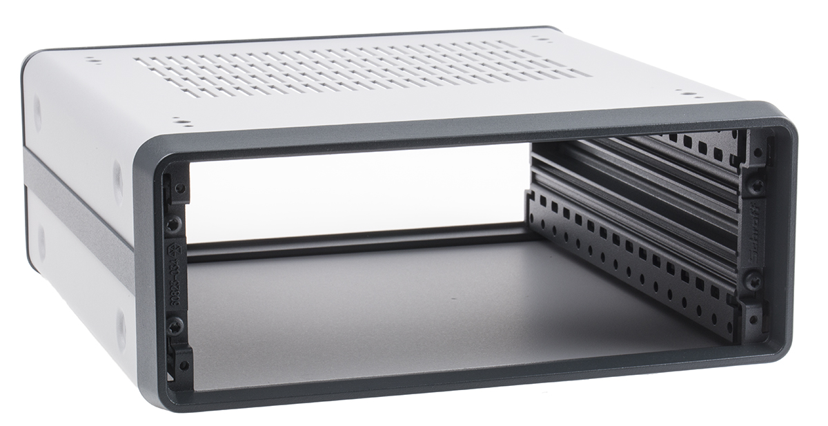 nVent SCHROFF, 2U, 19-Inch Rack Mount Case, CompacPRO Ventilated, 102.6 x 257 x 271mm