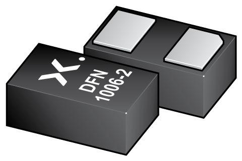 Nexperia PESD4V0X2UMZ, Bi-Directional TVS Diode SOT883