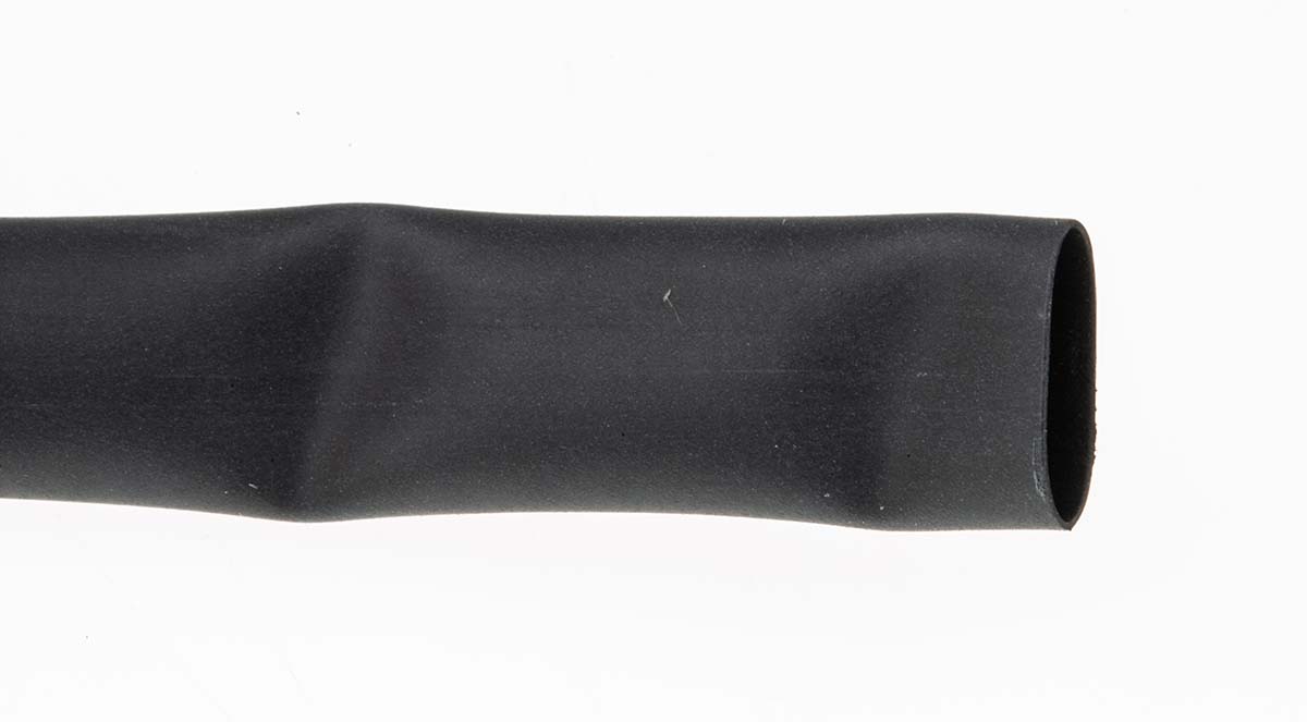 TE Connectivity Heat Shrink Tubing, Black 7.1mm Sleeve Dia. x 8m Length 2:1 Ratio, VERSAFIT Series