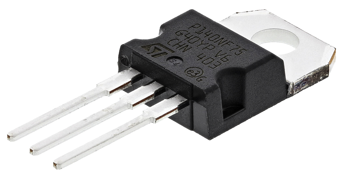 STMicroelectronics STripFET II Type N-Channel MOSFET, 120 A, 75 V Enhancement, 3-Pin TO-220