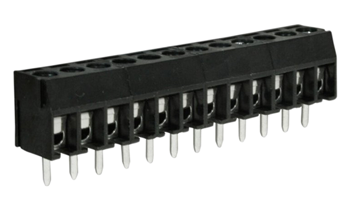 RS PRO PCB Terminal Block, 12-Contact, 3.5mm Pitch, Through Hole Mount, 1-Row, Screw Termination