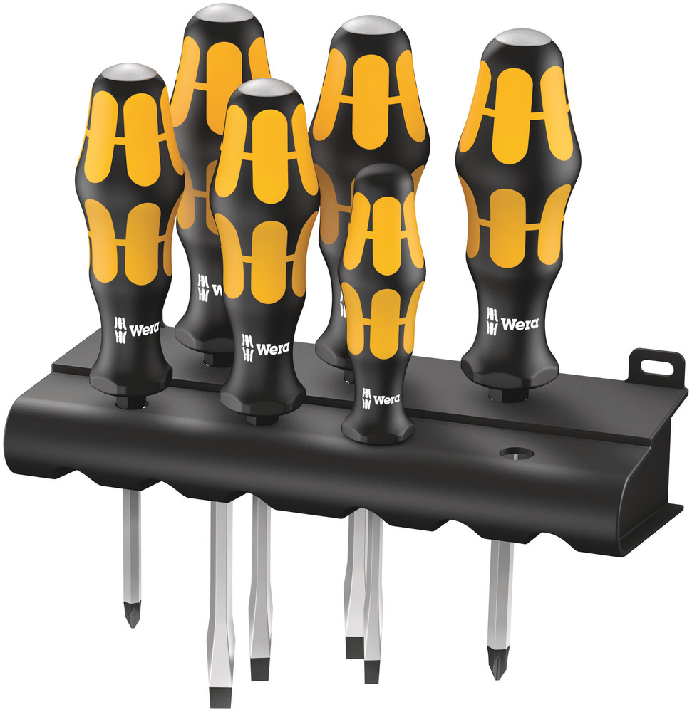 Wera Phillips; Slotted Screwdriver Set, 6-Piece