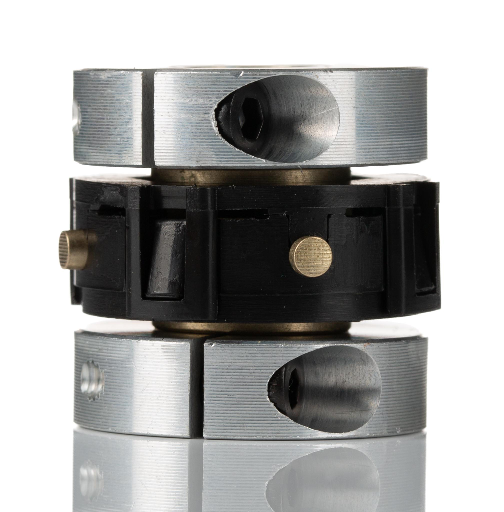 Huco Universal Lateral, 1.1in Outside Diameter, 3/8in Bore, 1in Length Coupler