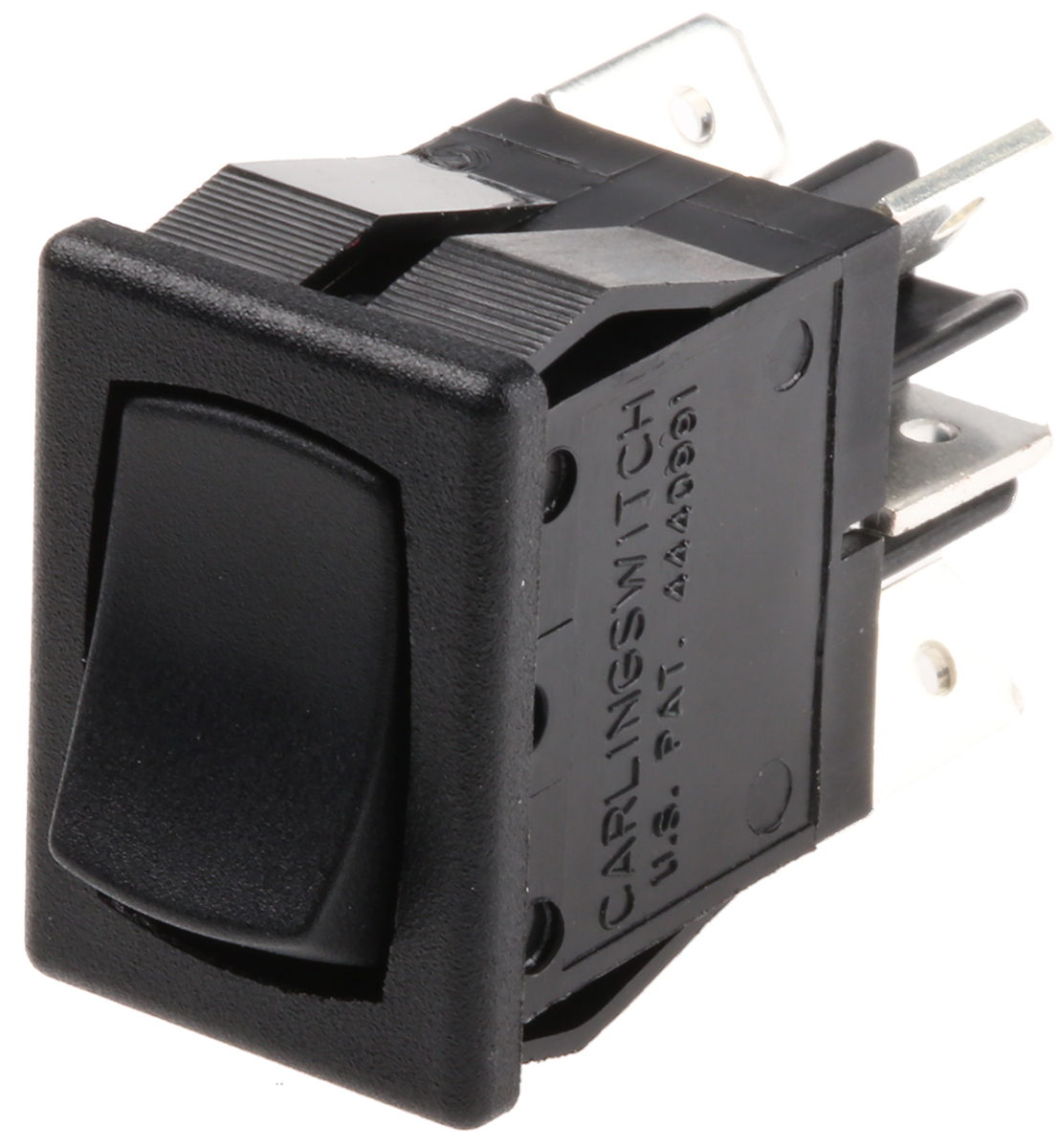 Carlingswitch DPDT, On-(On) Rocker Switch Panel Mount