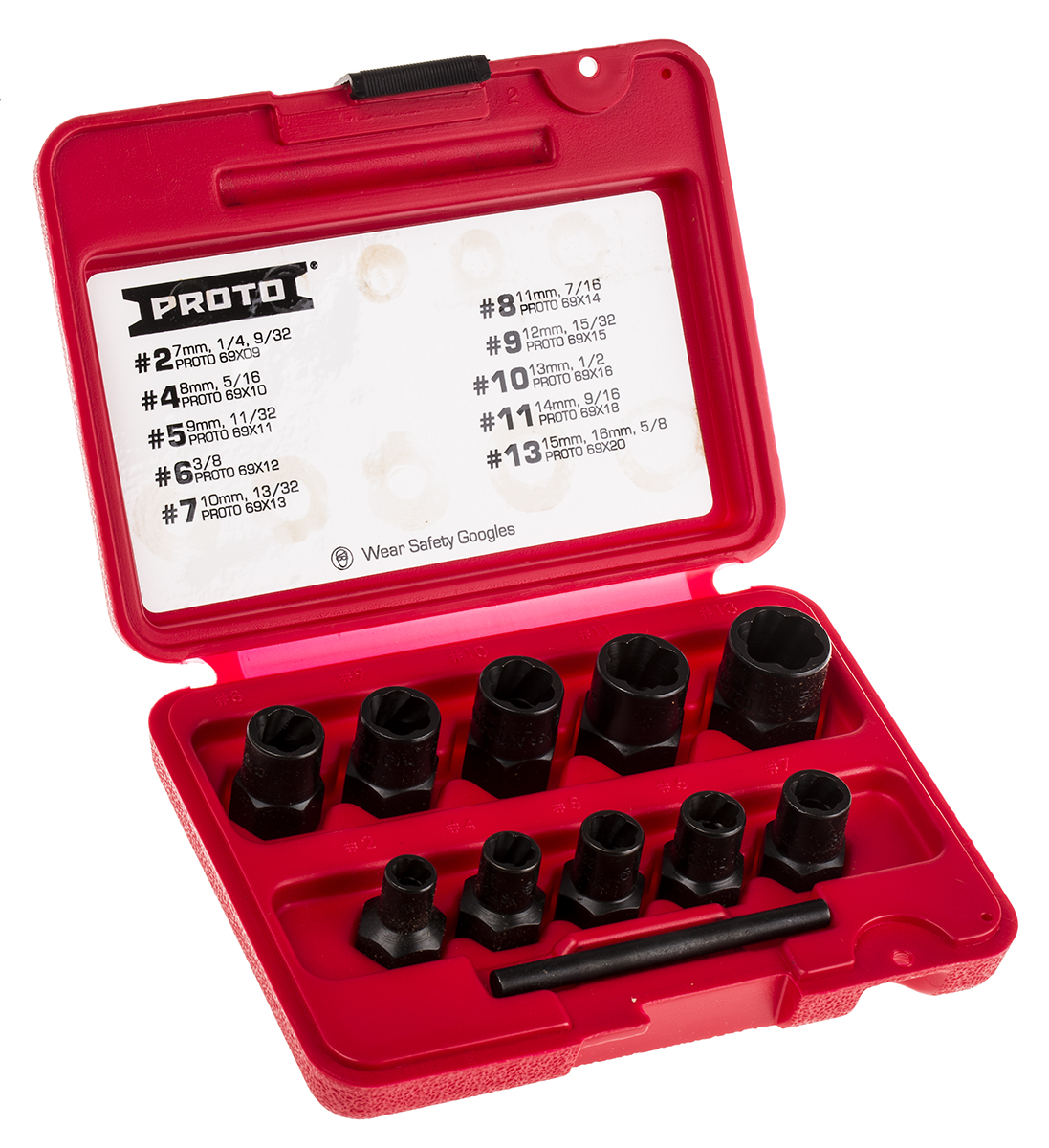 Stanley Proto 10 piece Screw Extractor