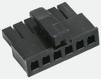 TE Connectivity, Micro MATE-N-LOK Female Connector Housing, 3mm Pitch, 6 Way, 1 Row