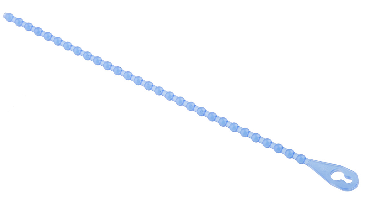Essentra Cable Tie, Releasable, 101.6mm x 1.5 mm, Blue Polypropylene, Pk-100