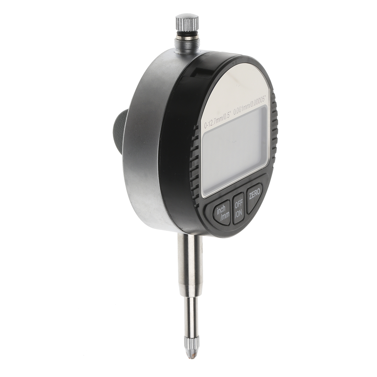 RS PRO Imperial/Metric Dial Indicator, Maximum of 12.5 mm Measurement Range, 0.001 mm Resolution , ±0.005 mm Accuracy