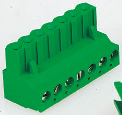 TE Connectivity, 5.08mm Pitch, 9 Way, Pluggable Terminal Block, Plug, Through Hole, Screw Down Termination, 796634-9