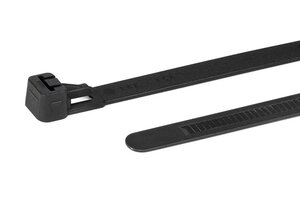 HellermannTyton Cable Tie, Releasable, 770mm x 8.9 mm, Black PA 6.6 UV Resistant, Pk-50