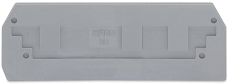 WAGO 282 Series End and Intermediate Plate for Use with 282 Series Terminal Blocks
