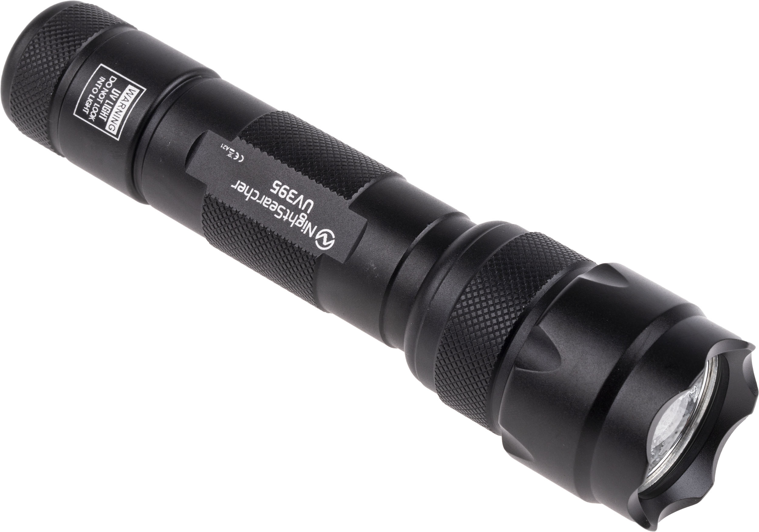 Nightsearcher UV395 UV LED Tactical Torch Black , 132 mm
