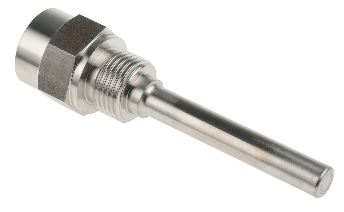Jumo 1/2 BSP Thermowell for Use with Thermocouple, 10mm Probe
