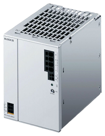 Block PC Switched Mode DIN Rail Power Supply, 85 → 264 V ac / 120 → 373V dc ac, dc Input, 24V dc dc