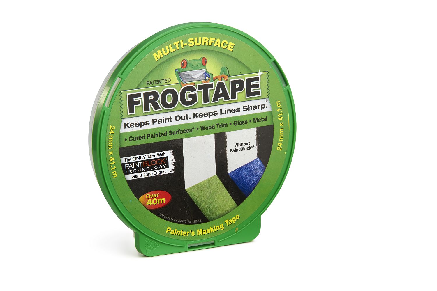 FROGTAPE 150182 Green Masking Tape 24mm x 41.1m