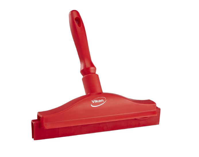 Vikan Red Squeegee, 95mm x 70mm x 250mm, for Food Preparation Surfaces