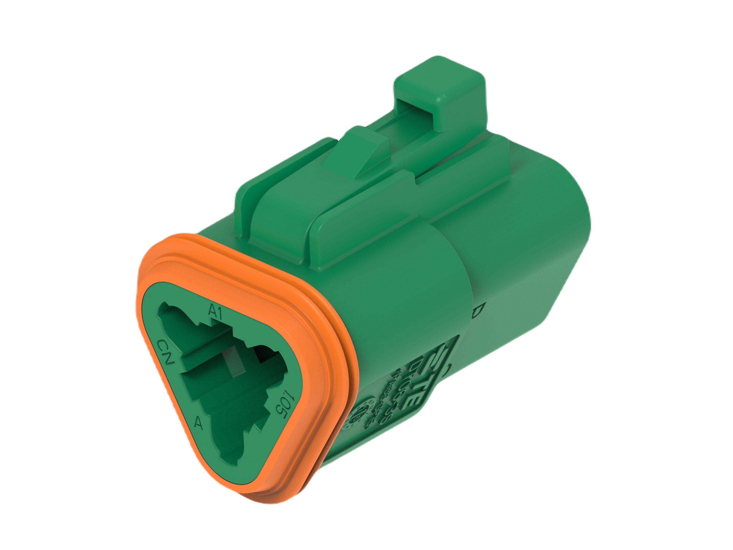 TE Connectivity, DT06-3S Automotive Connector Socket Green Cable 3 Way, Cable Termination DT06-3S-TN03