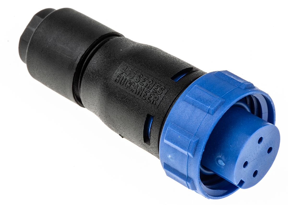 Bulgin Circular Connector, 4 Contacts, Cable, Miniature Connector, Socket, Female, IP68, Buccaneer 400 Series