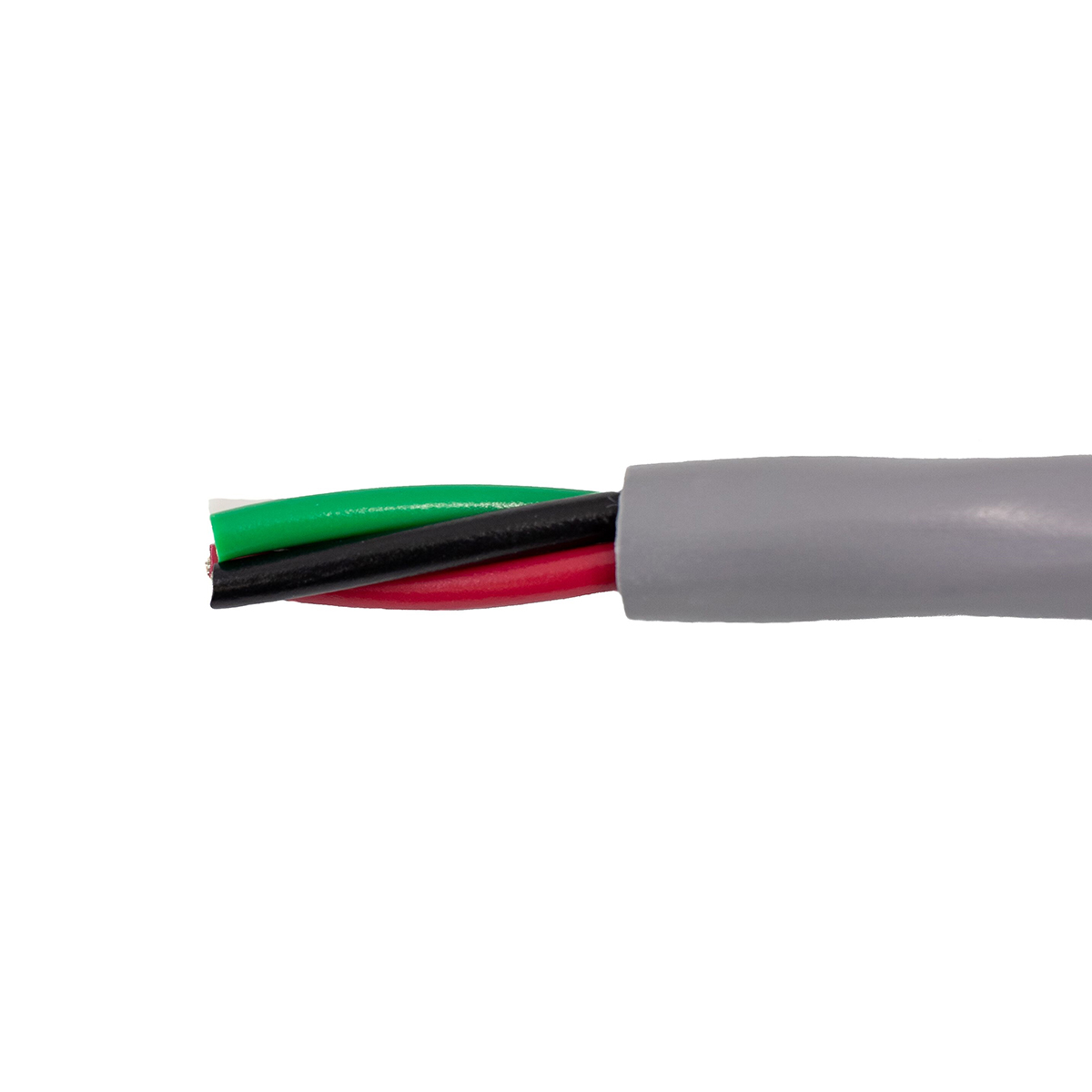 Alpha Wire Alpha Essentials Communication & Control Control Cable, 4 Cores, 0.56 mm² 20 AWG, Unscreened, 152 m, Grey