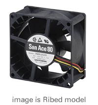 Sanyo Denki 9G Series Axial Fan, 12 V dc, DC Operation, 135.9m³/h, 10.8W, 900mA Max, 80 x 80 x 38mm