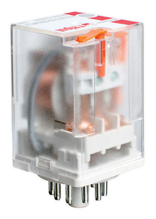 Relpol Plug In Power Relay, 110V ac Coil, 10A Switching Current, 3PDT