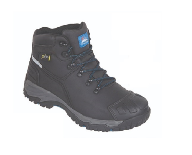 Himalayan Black Steel Toe Capped Unisex Safety Boots, UK 11, EU 45