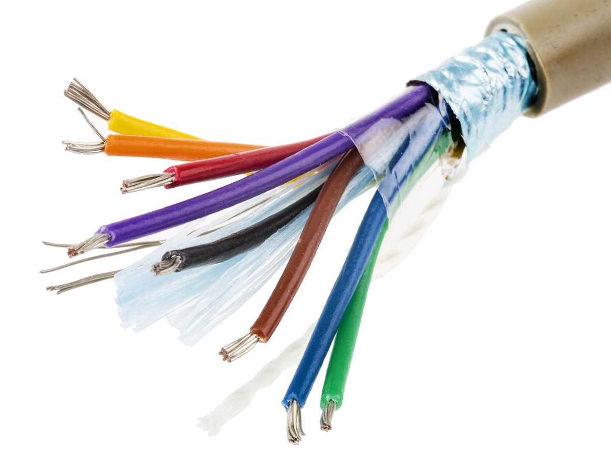 Alpha Wire ProTekt Series Data Cable, 8 Cores, 0.23 mm², Screened, 24 AWG, 50m, Screened Shield