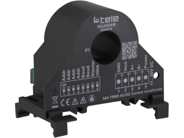 SensAct Series Solid Core Current Transformer, 0 → 50A Input, 0 → 50A, 12 → 30 V dc