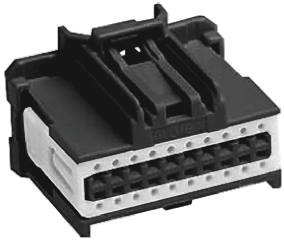 Molex, Stac64 Automotive Connector Socket Black Through Hole 16 Way, Crimp Termination 34729-0160