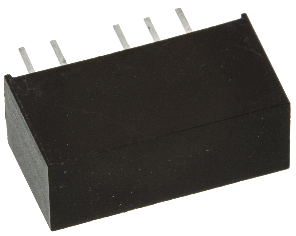 TRACOPOWER TMH DC-DC Converter, ±12V dc/ ±80mA Output, 10.8 → 13.2 V dc Input, 2W, Through Hole, +85°C Max Temp