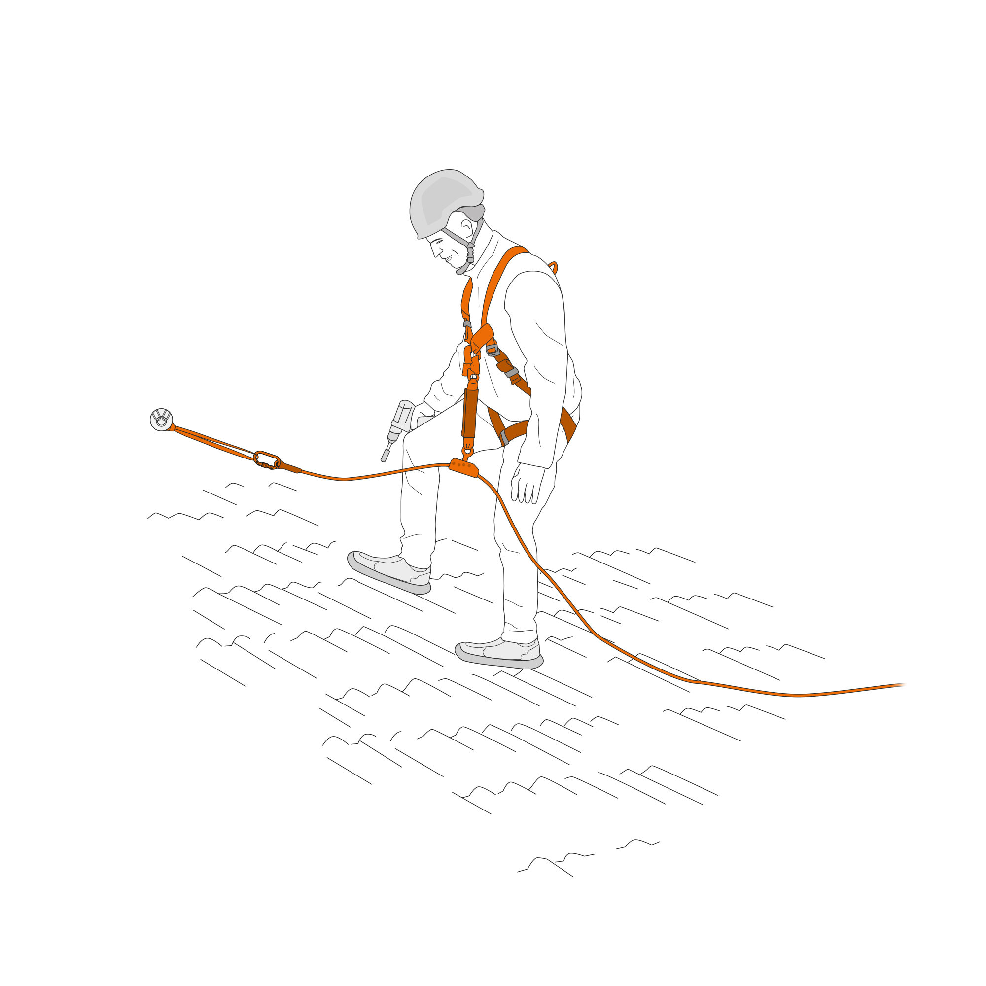 NEOFEU with Fall Arrestor, Harness, Transport Bag, Webbling Sling