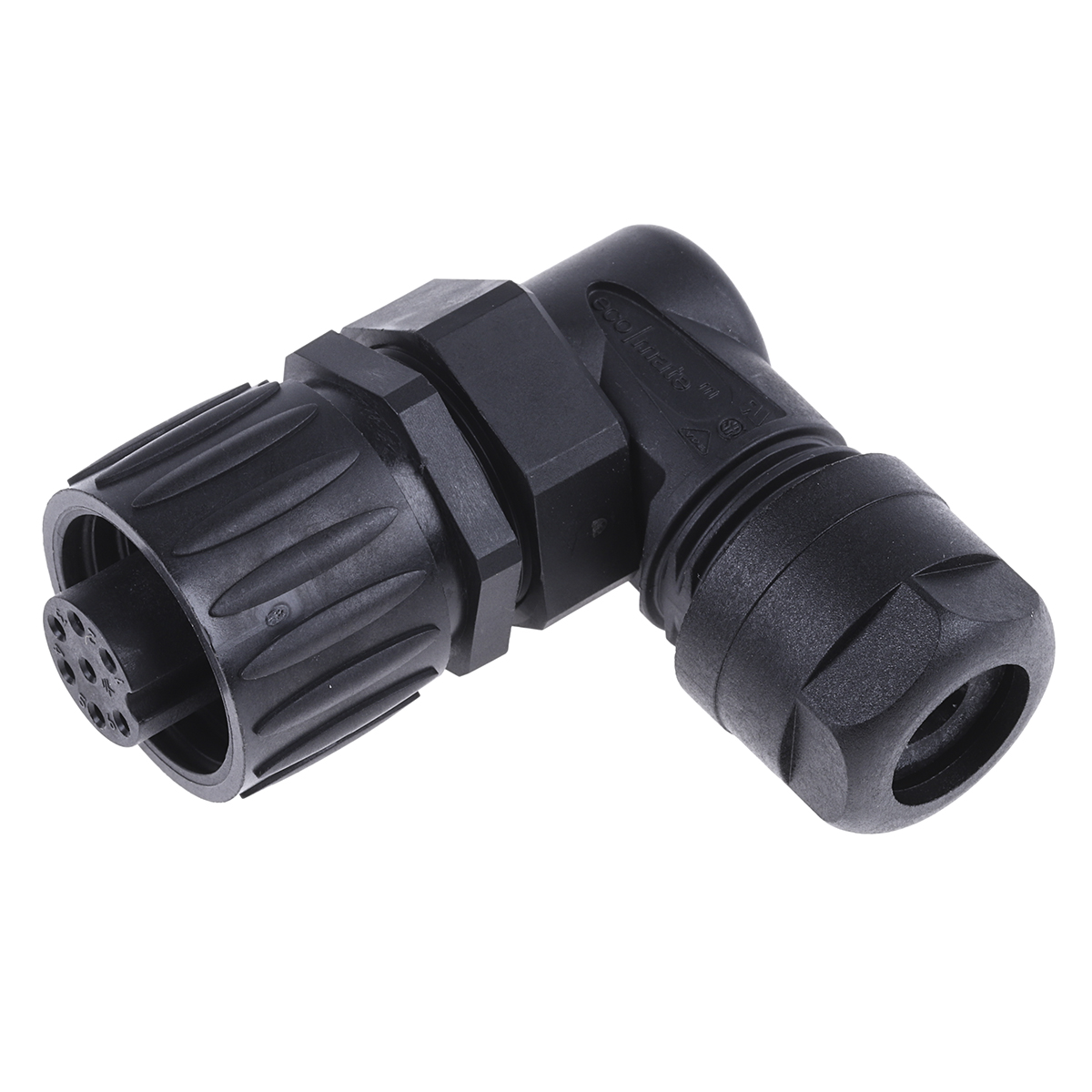 Amphenol Industrial Circular Connector, 6 Contacts, Cable, Standard Connector, Socket, Female, IP67, Ecomate M Series